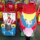 Hansel  theme park equipment for sale swing motor ride fiber glass electric kid motorcycle ride on toy