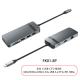 8 In 1 Usb C Hub Adapter Dongle 4K HDMI VGA Type C PD USB3.0 RJ45 Ethernet SD/TF