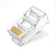 ISO14001 Gold plated CAT6 RJ45 Ethernet Connector