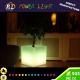 Plastic Glow LED Cubic Indoor&Outdoor Garden Flower Pot