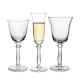 Customized Wine Drinking Glasses Set Of 3 Promotional Classic
