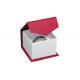 Fancy Cardboard Ring Jewelry Box Recyclable Custom Size Environmentally Friendly