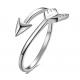 Arrow strange exaggerated ring Thai silver jewelry exported to Europe