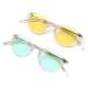 Fashion Clear Acetate Sunglasses Customized Size For Lady Traveling