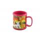 Personalized 9oz Plastic Mug With 3D Logo Designed Soft PVC Wrapped, Children's washing cup