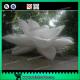 Giant White Inflatable Lotus Flower Customized For Outdoor Event