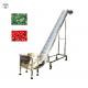 Vegetable Fruit Frozen Food Inclined Conveyor Automatic Belt Chain Conveying