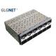 10G Press Fit SFP Solutions 2x6 Stacked SFP+ Cage Connector EMI Gasket