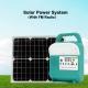 Outdoor Portable Solar Panel Power System USB Charging Generator With LED Bulbs