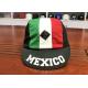 Mix Color Sports Dad Hats Customized 5 Panel Unstructured Dry - Fit Special Print Mexico Logo Sports Caps Hats