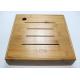 Bamboo Display Box, Wooden Tea Storage Box With 4 Compartments And Lids