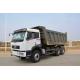 25 Tons 3 Axles Utility Dump Truck 18 - 22cbm Dump Body Size Ventral Lifting
