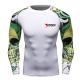 MMA Sports Custom Swim Rash Guards  Digital Sublimation Printing Classical Collar