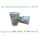 80mm 10oz Paper Coffee Cup With Clients Brand Printed Food Grade Ink