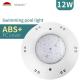 Pure White 6500K IP68 12V ABS LED Surface Mounted Pool Lights Underwater Swimming