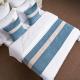 Comfortable Cushion Hotel Bed Runner For 5 Star Hotel 100% Linen Polyester