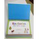 Colorful Yearly Calendar Spiral Bound Book Printing / Wire O Binding Services