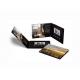 Gold Stamping Direct Mail Video Card With 1200mah Rechargeable Battery