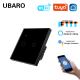 Tuya App Remote Control  Smart Home Wall Mount Light Smart WIFI Switch Touch Lamp Switch Voice Control 2 Gang