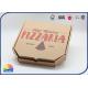 Custom Printed Kraft Paper Pizza Box Food Grade Corrugated Material