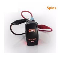 5 Pins Wiring Harness Switch , 12V 24V CE Universal Automotive Wiring Harness