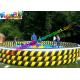 Crazy Sports Inflatable Wipeout Eliminator , Wipe Out Mechanical Games for 6 Person