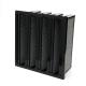 Chemical HEPA V Bank Filter Carbon Activated ABS Plastic Frame
