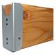 2x4/2x6 Lumber Fence Bracket with Galvanized Steel Saddle Structure