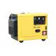 Portable General Diesel Generator , 120 Volt 5kw Silent Generator For Home Use