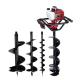 52CC Earth Auger 6 Auger Bit Digger 32 Inch Gas Power Post Hole Digger
