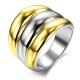 Tagor Jewelry Super Fashion 316L Stainless Steel Ring TYGR069