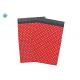 Wateroof high quality 8x10'' self adhesive custom printed red color poly mailers