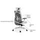 ODM Lumbar Support Mesh Seat Office Chair For Director Manager Leatherette Back