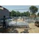 8'Hx6'W 5 Rail Farm Gate Fence Four Sides Welded For Safe SGS Certificated