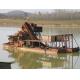 150 m3/h bucket chain sand dredger for river and lake dredging and sand filling