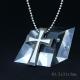 Fashion Top Trendy Stainless Steel Cross Necklace Pendant LPC72-1