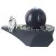 Cast Ball Lighted Tabletop Water Fountain , Small Table Water Fountains