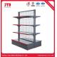 Customized Metal Floor Wire Display Shelves For Supermarket Retail Store