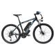 Black 26 Inch Electric Bicycle , Pedal Assist Electric Bike Max Speed 35 KM/H