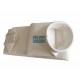 Waterproof Dust Collector Filter Bags Polyester Needle Felt Good Hydrolysis Stability