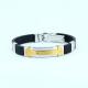 Factory Direct Stainless Steel High Quality Silicone Bracelet Bangle LBI109
