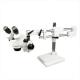 Dual View Head Stereo Binocular Microscope Double Arm With Boom Stand