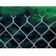 PVC Coated Diamond Chain Link Fence Galvanized 4.0mm