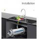 Kitchen Composite Stainless Steel Water Purifier 500l/H