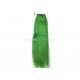 Fashionable Yaki Human Lace Front Wigs 24'' Green Tangle - Free