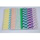 Factory price striped paper straws