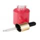 Cylinder Customized Color Mini Glass Dropper Bottles , Empty Essential Oil Bottle