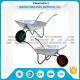 Easy Pulling Steel Handle Wheelbarrow 50L Water Capacity 0.5mm Tray Thickness