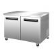 Stainless Steel Commercial Undercounter Freezer Good Temperature Evenness