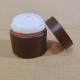 Spraying Colored 50G Ceramic Cosmetic Jars glass lotion containers